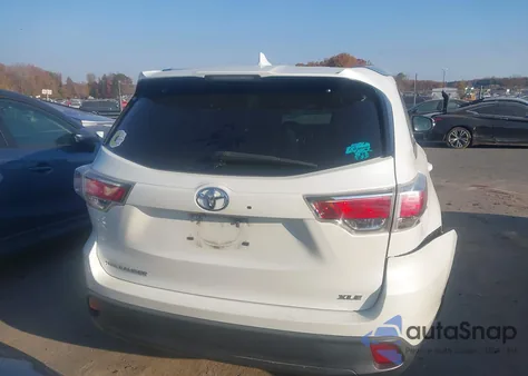 2015 Toyota Highlander Xle V6 from USA, damaged, VIN 5TDKKRFH9FS073829
